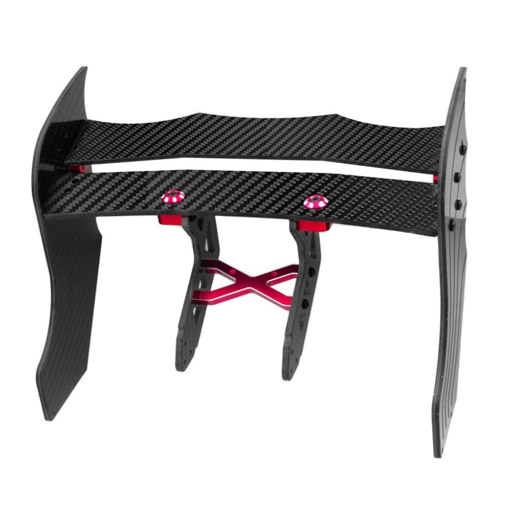 Tdkjfoutr Kohlefaser-Diffusor Unterstützt Heckflügel-Stützrahmen für ARRMA F1 LIMITLESS 1/7 RC-Auto-Upgrade-Teile, Rot Tdkjfoutr Kohlefaser-Diffusor Unterstützt Heckflügel-Stützrahmen für ARRMA F1 LIMITLESS 1/7 RC-Auto-Upgrade-Teile, Rot von Tdkjfoutr