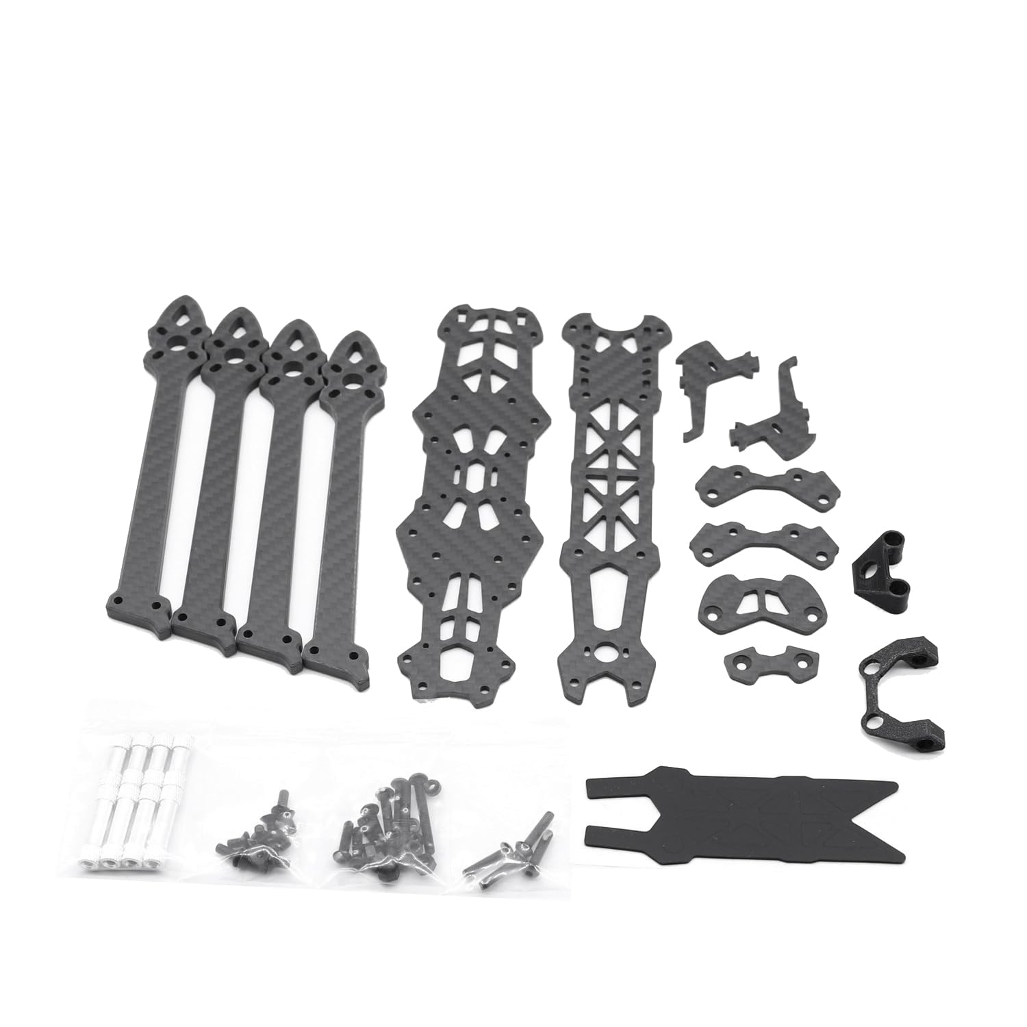 Tdkjfoutr Mark4 7 295 mm mit 5 mm Arm + Druck für Quadrocopter FPV-Modifikation Kohlefaser 7 Quadrocopter Freestyle-Rahmen von Tdkjfoutr