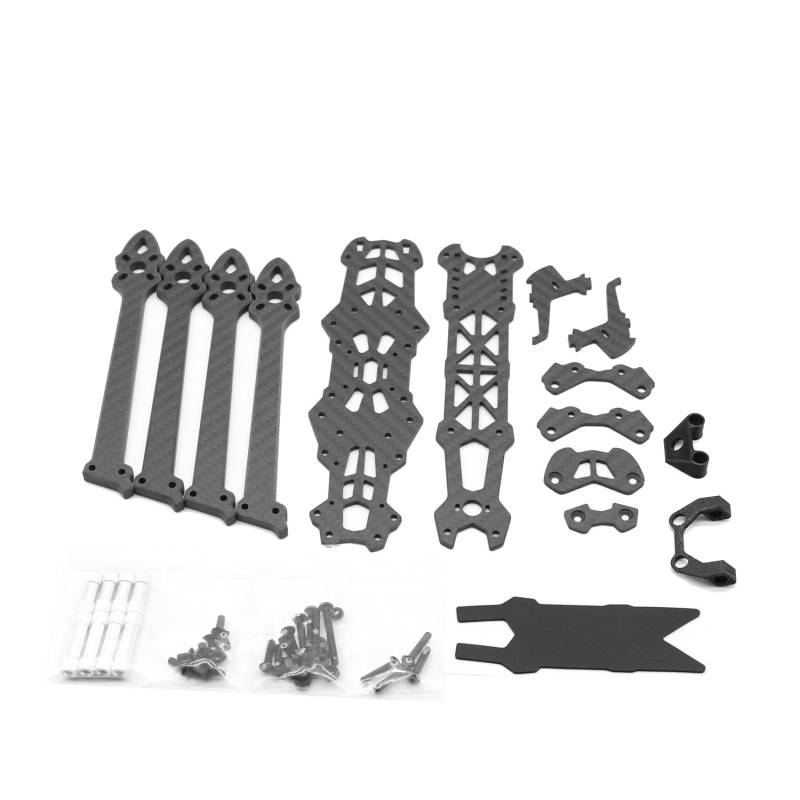 Tdkjfoutr Mark4 7 295 mm mit 5 mm Arm + Druck für Quadrocopter FPV-Modifikation Kohlefaser 7 Quadrocopter Freestyle-Rahmen von Tdkjfoutr