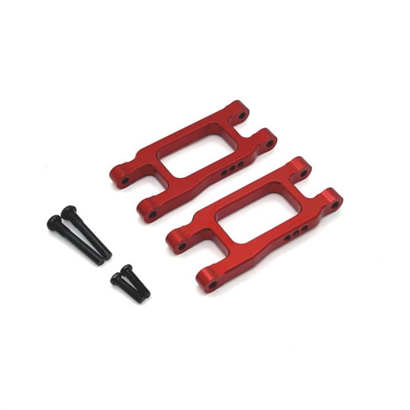 Tdkjfoutr RC-Auto-Upgrade, Hinterer Unterarm für SCY 1/18 18101 18102 RC Crawler-Auto-Upgrade-Teile, Rot von Tdkjfoutr
