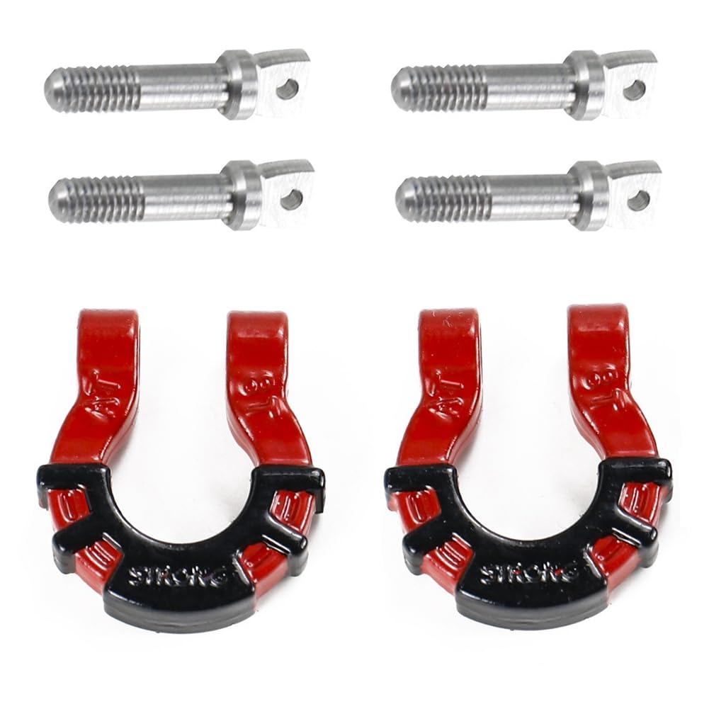 Tdkjfoutr Rote 1/81/10 Kletterauto-Frontstoßstange U-Förmige Schnalle Rettungsschnalle, Simulierte Zweifarbige U-Förmige Schnalle + Schrauben Tdkjfoutr Rote 1/81/10 Kletterauto-Frontstoßstange U-Förmige Schnalle Rettungsschnalle, Simulierte Zweifarbige U-Förmige Schnalle + Schrauben von Tdkjfoutr