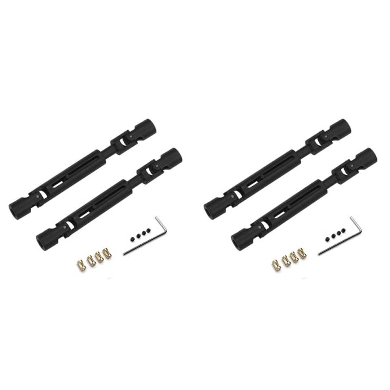 Tdkjfoutr Schwarze Mengniu 78 MN78 Ferngesteuertes Auto Modellautozubehör Upgrade- und Modifikationsteile Metallantriebswelle von Tdkjfoutr