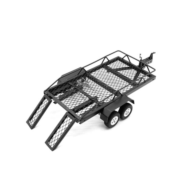 Tdkjfoutr Schwarzes RC-Auto, Metall-Anhängerkupplung, Upgrade-Teile, Zubehör für 1/24 RC Trx4m Scx24 Fms24 FMS18 CR18P -PMM von Tdkjfoutr
