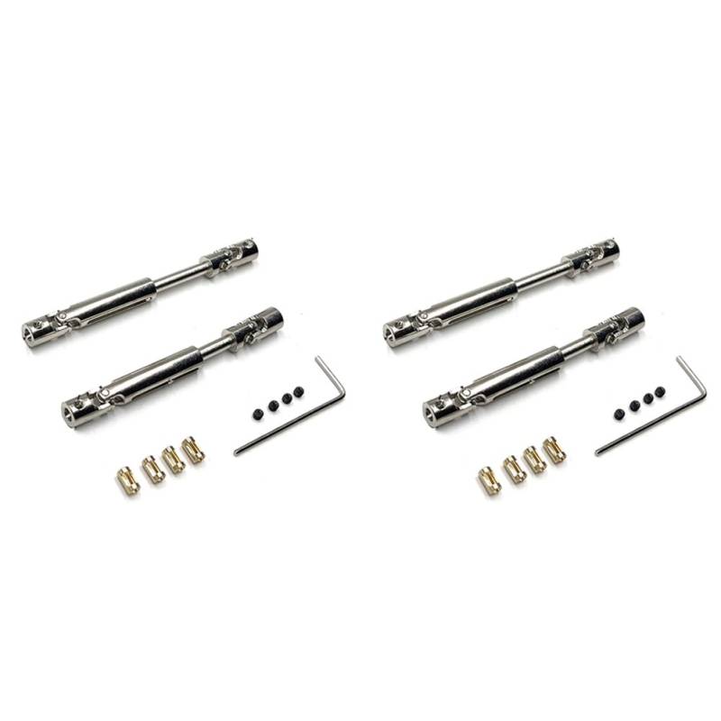 Tdkjfoutr Silber Mengniu 78 MN78 Ferngesteuertes Auto Modellautozubehör Upgrade- und Modifikationsteile Metallantriebswelle von Tdkjfoutr