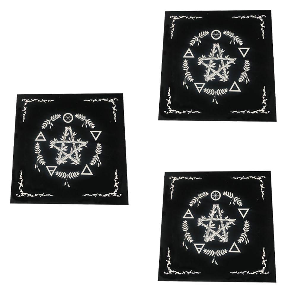 Tdkjfoutr Typ A Tarot-Tischdecke, Samtmatte, Fünfzackige Stern-Tischdecke, Schönes Muster, Tischdecke, Langlebig, Einfach zu Verwenden Tdkjfoutr Typ A Tarot-Tischdecke, Samtmatte, Fünfzackige Stern-Tischdecke, Schönes Muster, Tischdecke, Langlebig, Einfach zu Verwenden von Tdkjfoutr