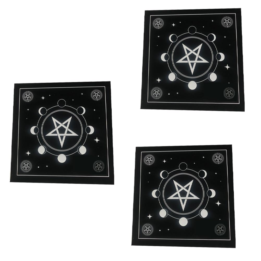 Tdkjfoutr Typ B Tarot-Tischdecke, Samtmatte, Fünfzackige Stern-Tischdecke, Schönes Muster, Tischdecke, Langlebig, Einfach zu Verwenden von Tdkjfoutr