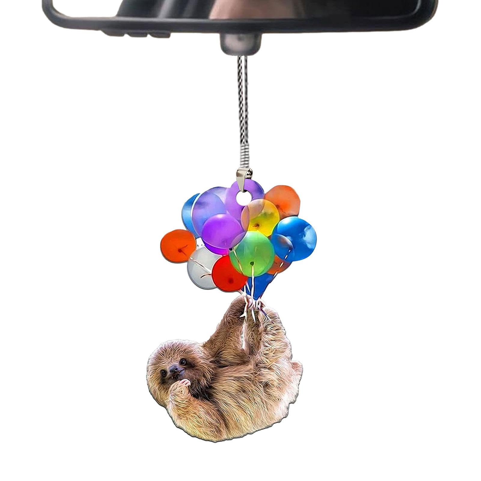 Ballon-Auto-Ornament - Tieranhänger für Auto-Rückspiegel,Autospiegel-Zubehör, Ballon-Tier-Dekor für alle Fahrzeuge Tebinzi von Tebinzi