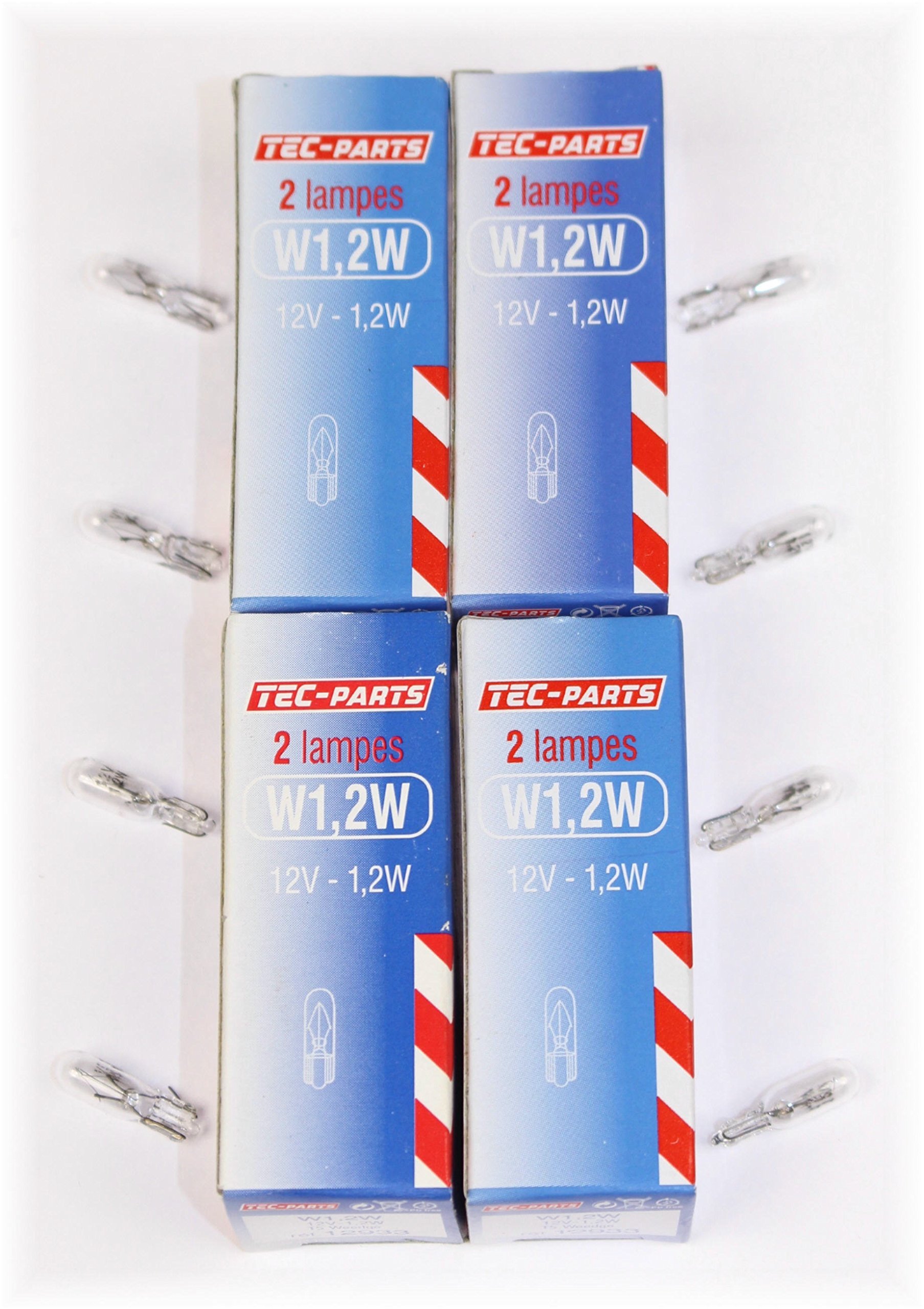 4Set = 8St. Birne W1,2W 12V 1,2W Glühlampe 12933 Tachobeleuchtung T5 Weedge 4Set = 8St. Birne W1,2W 12V 1,2W Glühlampe 12933 Tachobeleuchtung T5 Weedge von TecParts
