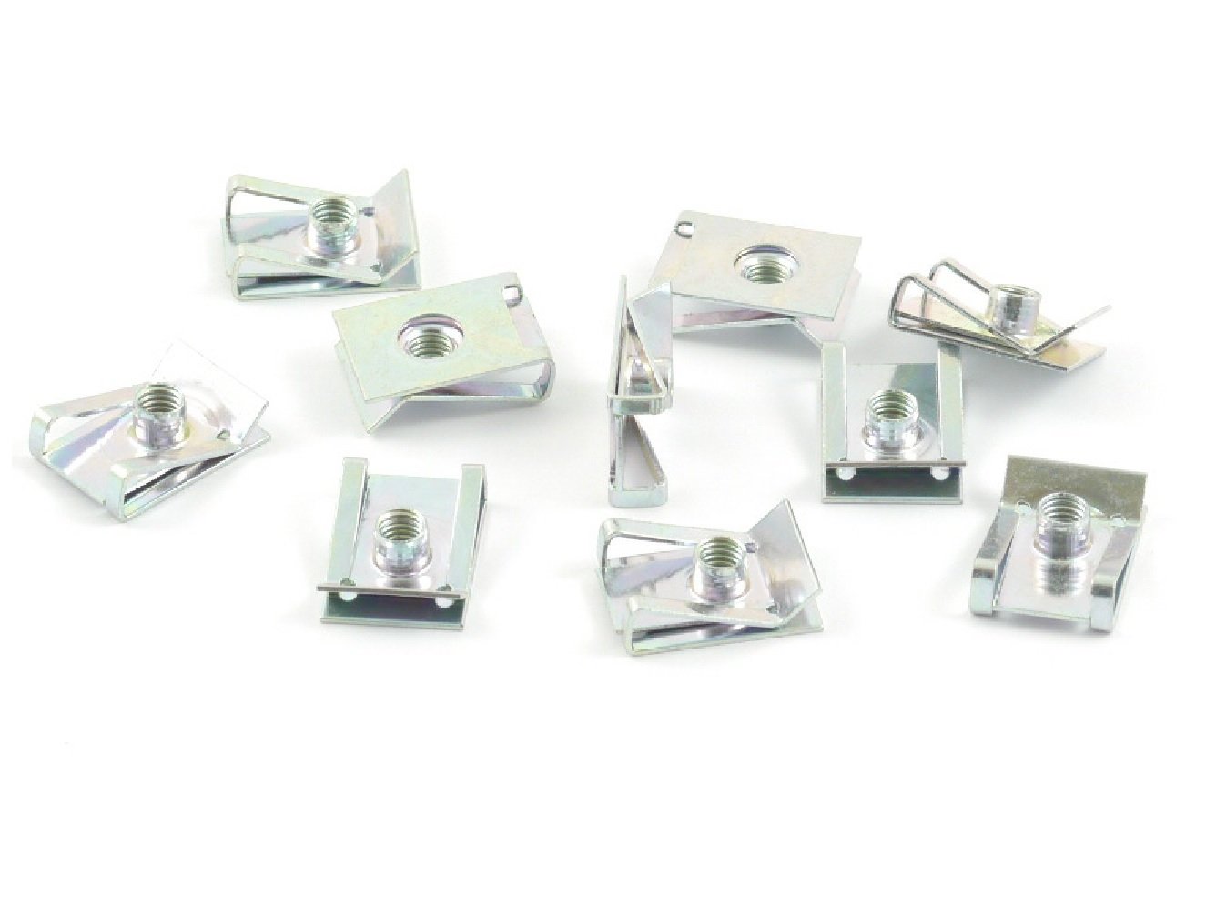 Tech-Parts-Koeln 10 Blechmutter Verkleidungsclips/Clip Schnappmutter - M5 Metrische Gewinde Tech-Parts-Koeln 10 Blechmutter Verkleidungsclips/Clip Schnappmutter - M5 Metrische Gewinde von Tech-Parts-Koeln