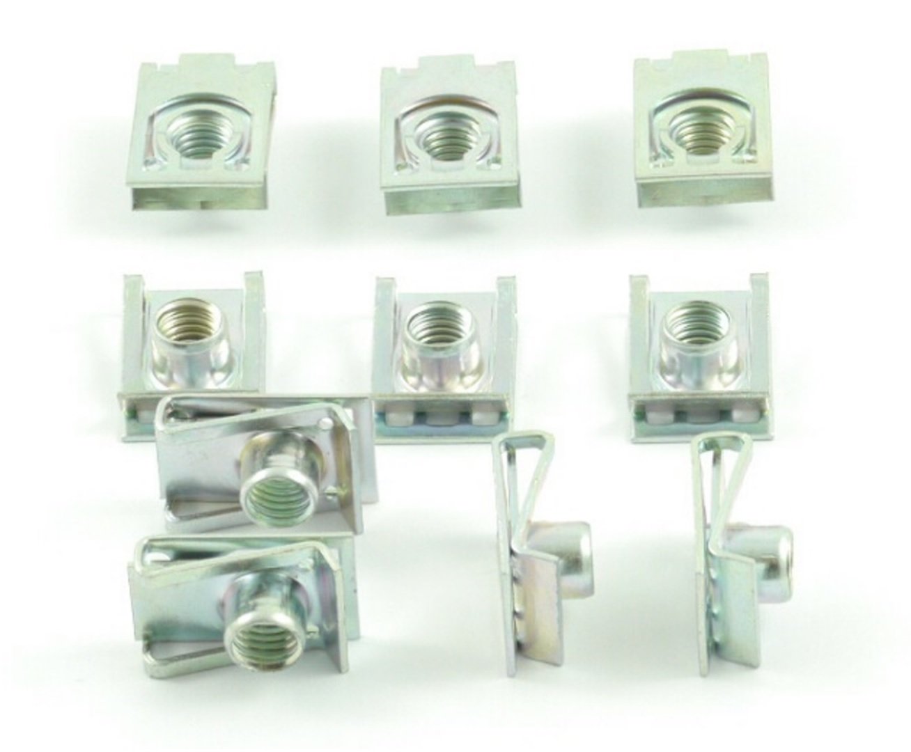 Tech-Parts-Koeln 10 Blechmutter Verkleidungsclips/Clip Schnappmutter - M8 Metrische Gewinde Tech-Parts-Koeln 10 Blechmutter Verkleidungsclips/Clip Schnappmutter - M8 Metrische Gewinde von Tech-Parts-Koeln