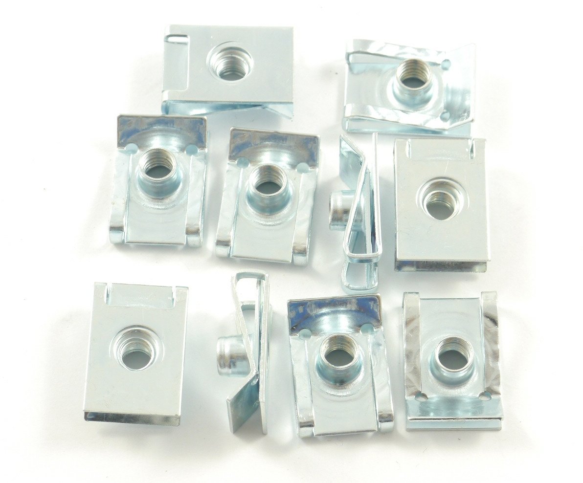 Tech-Parts-Koeln 10 Blechmuttern Verkleidungsclips/Klemmen M6 Schrauben Gewinde Schnappmutter Tech-Parts-Koeln 10 Blechmuttern Verkleidungsclips/Klemmen M6 Schrauben Gewinde Schnappmutter von Tech-Parts-Koeln