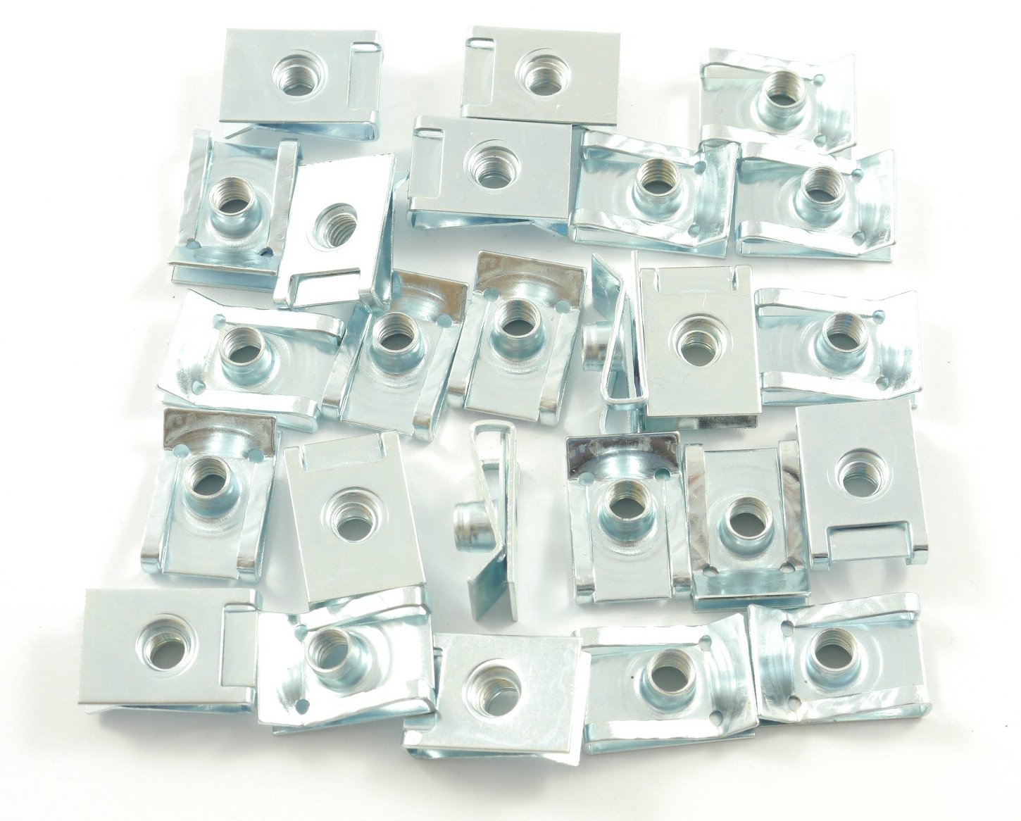 Tech-Parts-Koeln 25 Blechmuttern Verkleidungsclips/Klemmen M6 Schrauben Gewinde Schnappmutter Tech-Parts-Koeln 25 Blechmuttern Verkleidungsclips/Klemmen M6 Schrauben Gewinde Schnappmutter von Tech-Parts-Koeln