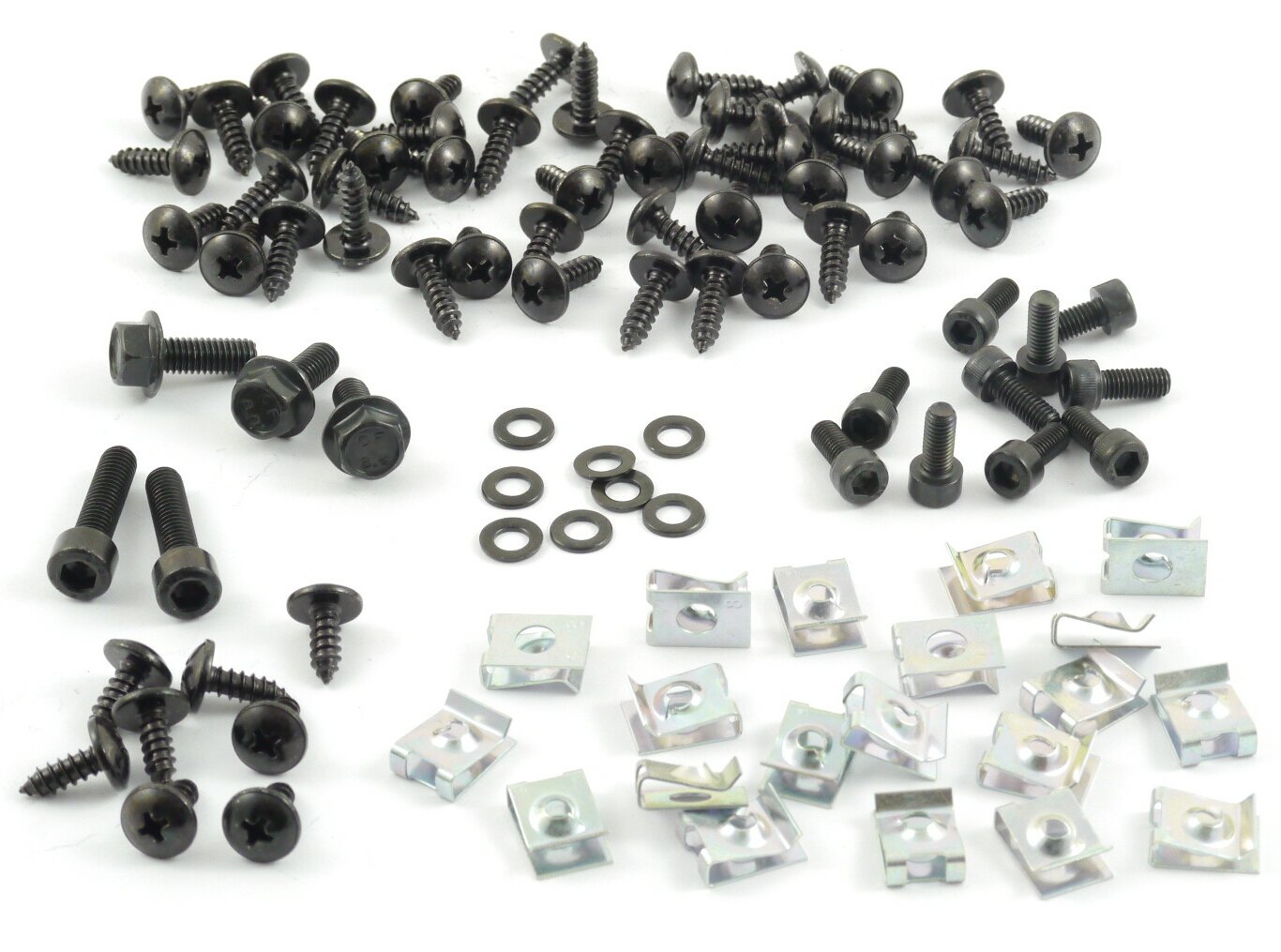 Tech-Parts-Koeln Kompletter Satz Verkleidungsschrauben + Clipse Yamaha Aerox Mbk Nitro - 98 Teile Tech-Parts-Koeln Kompletter Satz Verkleidungsschrauben + Clipse Yamaha Aerox Mbk Nitro - 98 Teile von Tech-Parts-Koeln