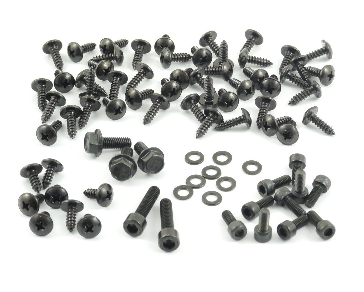 Tech-Parts-Koeln Kompletter Satz Verkleidungsschrauben Yamaha Aerox Mbk Nitro Schwarz 78 Teile Tech-Parts-Koeln Kompletter Satz Verkleidungsschrauben Yamaha Aerox Mbk Nitro Schwarz 78 Teile von Tech-Parts-Koeln