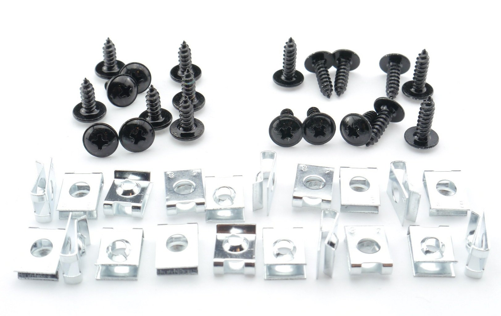 Tech-Parts-Koeln Schrauben Verkleidung Clipse 4mm Roller Quad Motorrad M4 schwarz Klemmen Satz Tech-Parts-Koeln Schrauben Verkleidung Clipse 4mm Roller Quad Motorrad M4 schwarz Klemmen Satz von Tech-Parts-Koeln