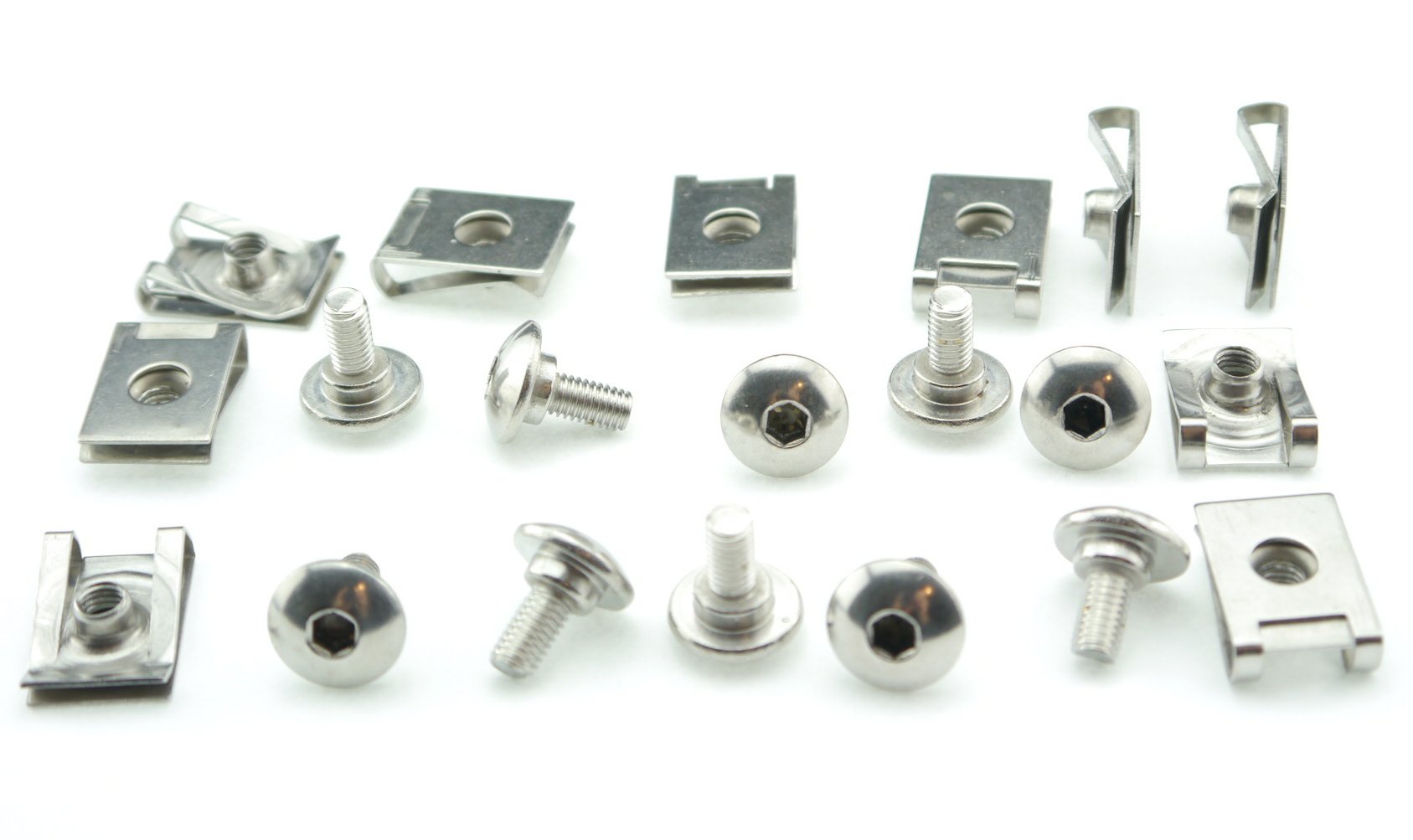 Tech-Parts-Koeln Set Verkleidungsschrauben Aprilia RS 50 125 RS4 rostfreier Edelstahl Schrauben + Clips Tech-Parts-Koeln Set Verkleidungsschrauben Aprilia RS 50 125 RS4 rostfreier Edelstahl Schrauben + Clips von Tech-Parts-Koeln