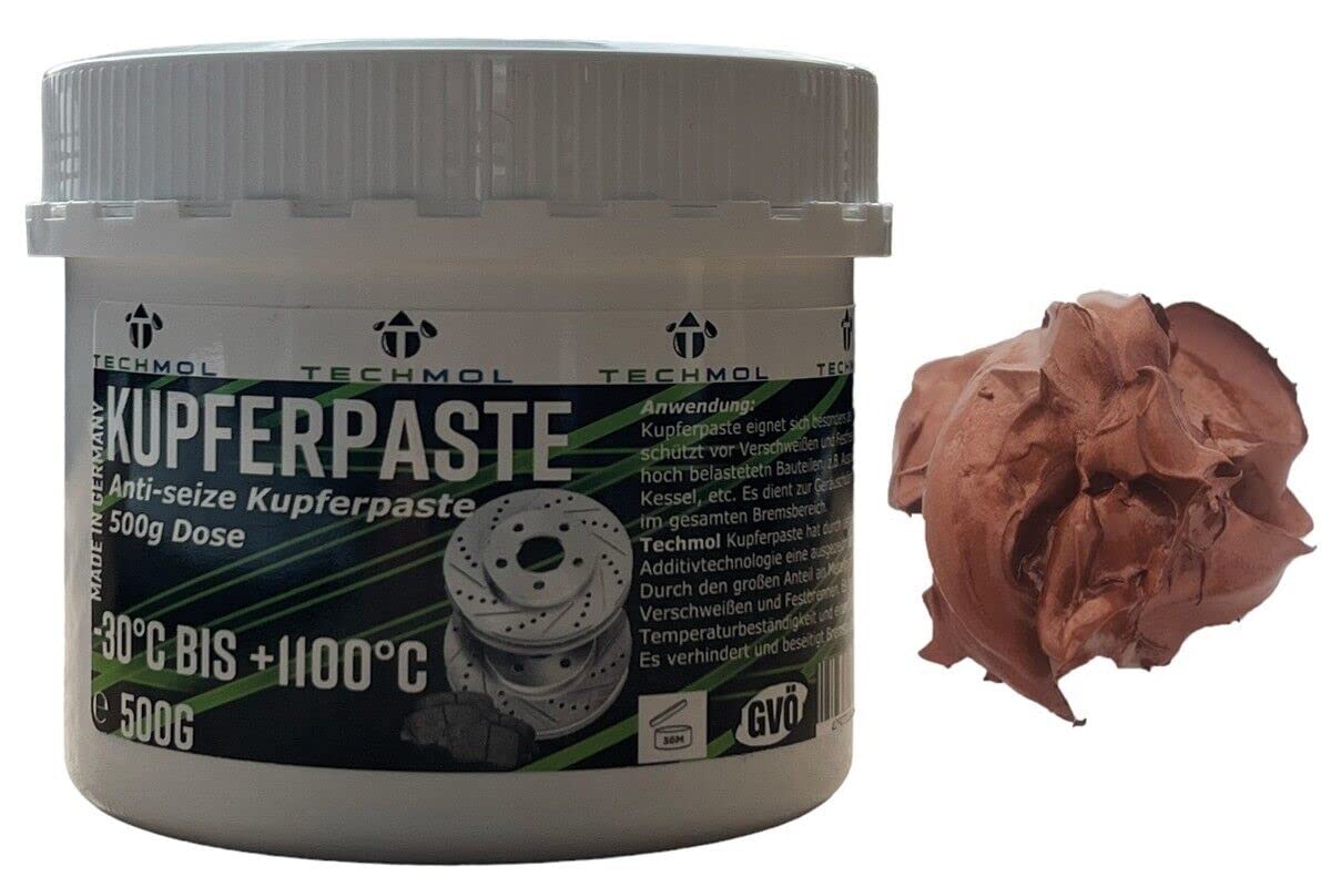 Techmol Kupferpaste Kupferfett 500g Techmol Kupferpaste Kupferfett 500g von Techmol