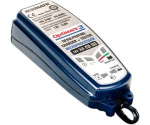 Batterieladegerät Tecmate Optimate 3, Vollständige 12V-Pflege f. kleinere Batterien, TM-430, mit SAE Steckern von Tecmate