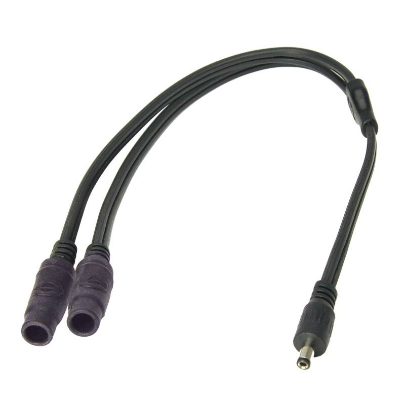 TecMate OptiMATE CABLE O-45, Y-Splitter, DC 2,5 mm Stecker IN auf 2 x DC 2,5 mm Buchse OUT von Tecmate