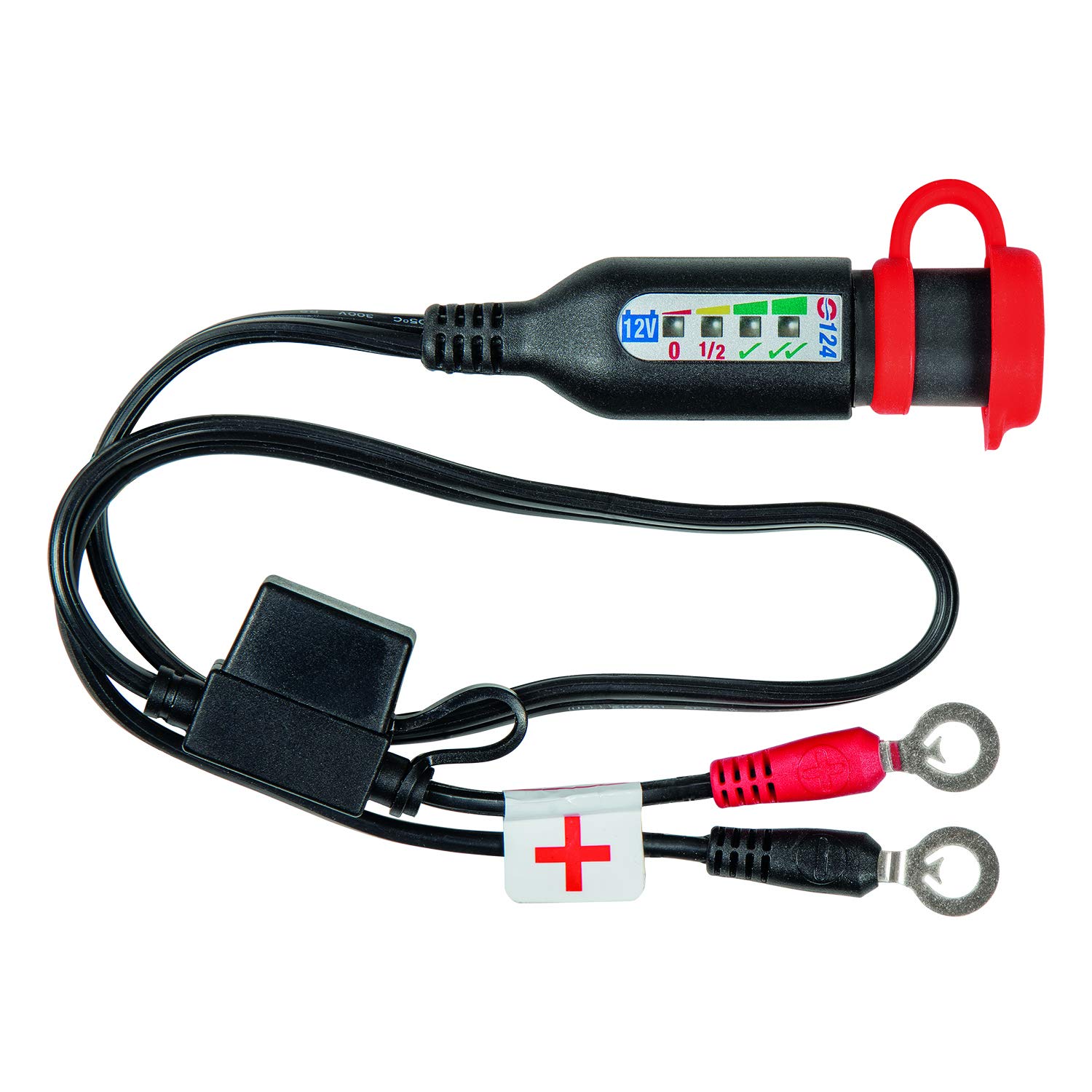 TecMate OptiMATE MONITOR O-124, Permanente Batterieleitung für Motorsport mit integriertem Batteriestatus-/Ladesystem-Monitor für 12V Bleiakkus, Blue TecMate OptiMATE MONITOR O-124, Permanente Batterieleitung für Motorsport mit integriertem Batteriestatus-/Ladesystem-Monitor für 12V Bleiakkus, Blue von Tecmate