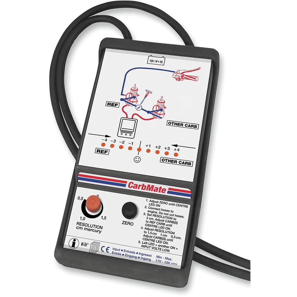TecMate -TS110- CarbMate Vergaser-/Kraftstoffeinspritzungsdrosselklappen-Synchronisierer von Tecmate