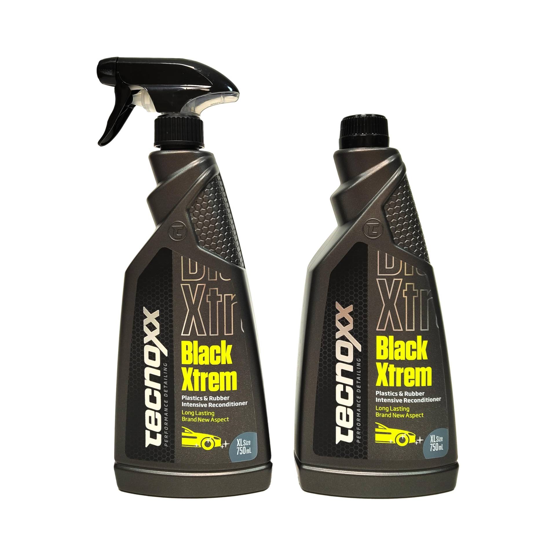 Tecnoxx Black Xtrem Restaurator für Kunststoffe und Gummipflege für Außenbereiche von Autos – UV-Schutz, Natürlicher Glanz, Extreme Haltbarkeit, 2er-Pack – Professionelle Ergebnisse Tecnoxx Black Xtrem Restaurator für Kunststoffe und Gummipflege für Außenbereiche von Autos – UV-Schutz, Natürlicher Glanz, Extreme Haltbarkeit, 2er-Pack – Professionelle Ergebnisse von Tecnoxx Performance Detailing