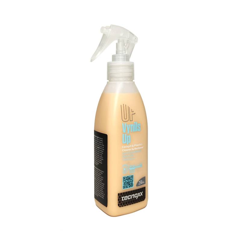 Tecnoxx - Vinyls Up Duftreiniger und Politur für Nicht Glatte Kunststoffe und Armaturenbretter im Fahrzeuginnenraum, 250 ml im Spray von Tecnoxx Performance Detailing