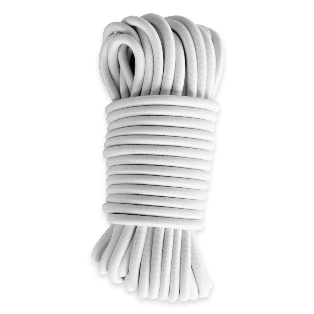 Elastisches Gummiseil Weiß 20 Meter - Qualität PRO TECPLAST 9SW - Spannseil für Planen mit einem Durchmesser von 9 mm Elastisches Gummiseil Weiß 20 Meter - Qualität PRO TECPLAST 9SW - Spannseil für Planen mit einem Durchmesser von 9 mm von Tecplast