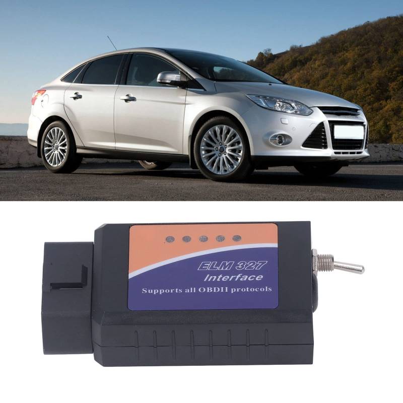 Elm327 OBD2 Bluetooth Scanner, OBD2 Diagnosegerät, Scanner Adapter USB Mit Schalter für Forscan Ersatz Focus Classic 2005 2014 von Tefola