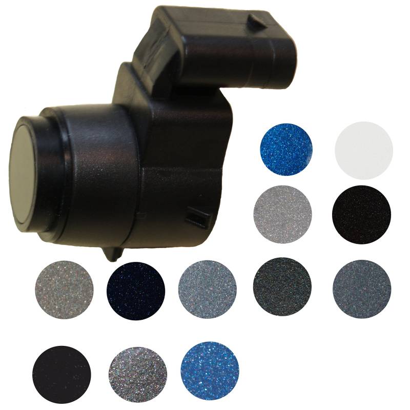 Parksensor PDC Wagenfarbe für BMW X1 E84 / Z4 E89 inkl. Z4M M-Paket Hinten Vorne (WA29 Silverstone II) von TeileFux24