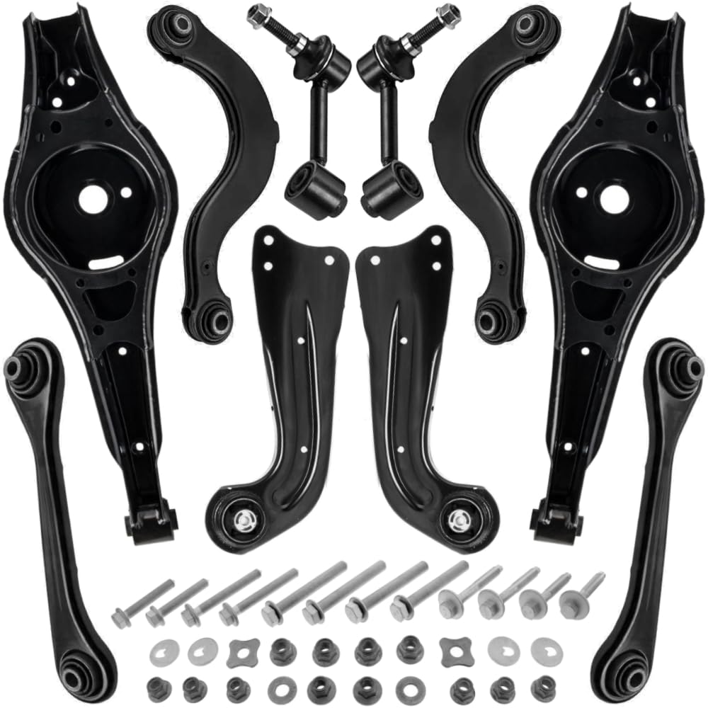 Querlenker Satz hinten passend für AUDI A3 8P 8PA Q3 8U TT 8J Querlenker, Traggelenk, Koppelstange 11 Teilig Querlenker Satz hinten passend für AUDI A3 8P 8PA Q3 8U TT 8J Querlenker, Traggelenk, Koppelstange 11 Teilig von Teilex Germany