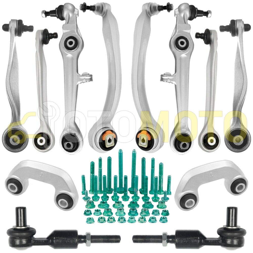 Querlenker Satz vorne passend für AUDI A4 B5 8D A6 C5 VW PASSAT Querlenker, Traggelenk, Koppelstange 14 Teilig Querlenker Satz vorne passend für AUDI A4 B5 8D A6 C5 VW PASSAT Querlenker, Traggelenk, Koppelstange 14 Teilig von Teilex Germany