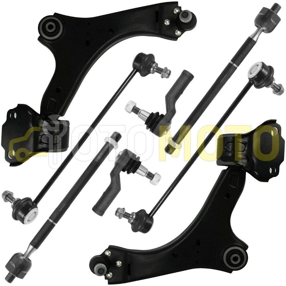 Querlenker Satz vorne passend für FORD GALAXY WA6 MONDEO 4 S-MAX Querlenker, Traggelenk, Koppelstange 8 Teilig Querlenker Satz vorne passend für FORD GALAXY WA6 MONDEO 4 S-MAX Querlenker, Traggelenk, Koppelstange 8 Teilig von Teilex Germany