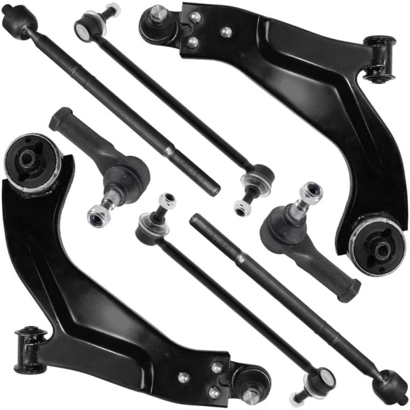 Querlenker Satz vorne passend für FORD MONDEO 3 III Querlenker, Traggelenk, Koppelstange 8 Teilig von Teilex Germany