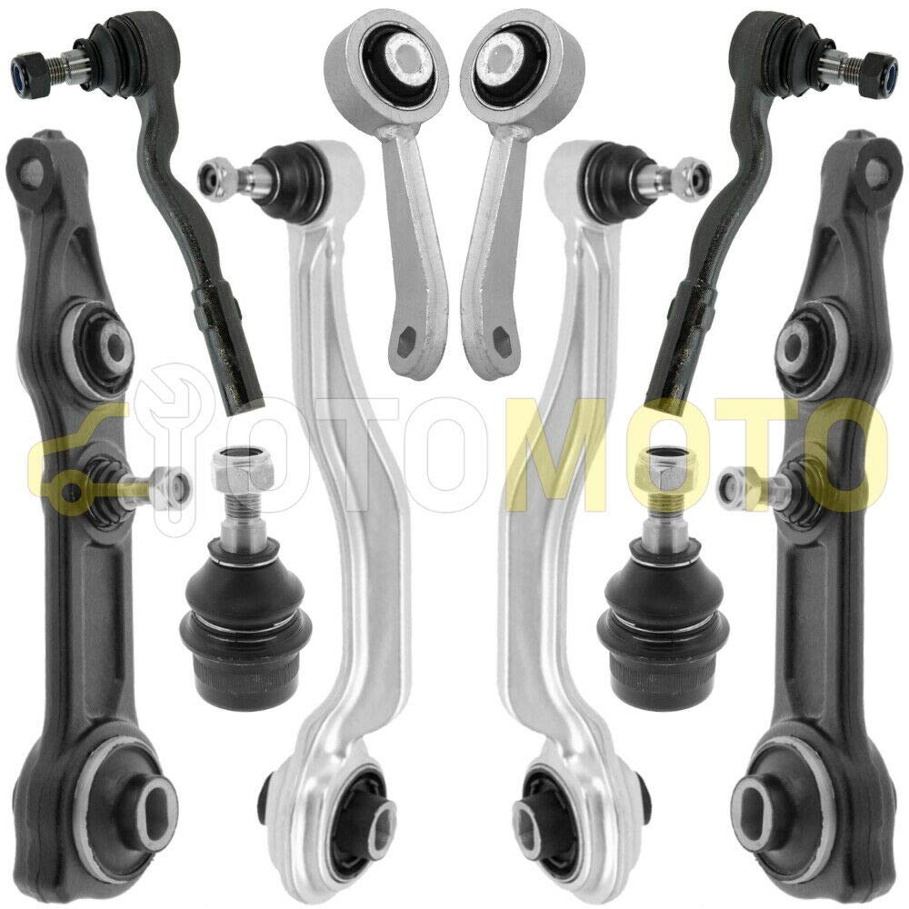 Querlenker Satz vorne passend für MERCEDES BENZ E KLASSE W211 S211 Querlenker, Traggelenk, Koppelstange 10 Teilig Querlenker Satz vorne passend für MERCEDES BENZ E KLASSE W211 S211 Querlenker, Traggelenk, Koppelstange 10 Teilig von Teilex Germany