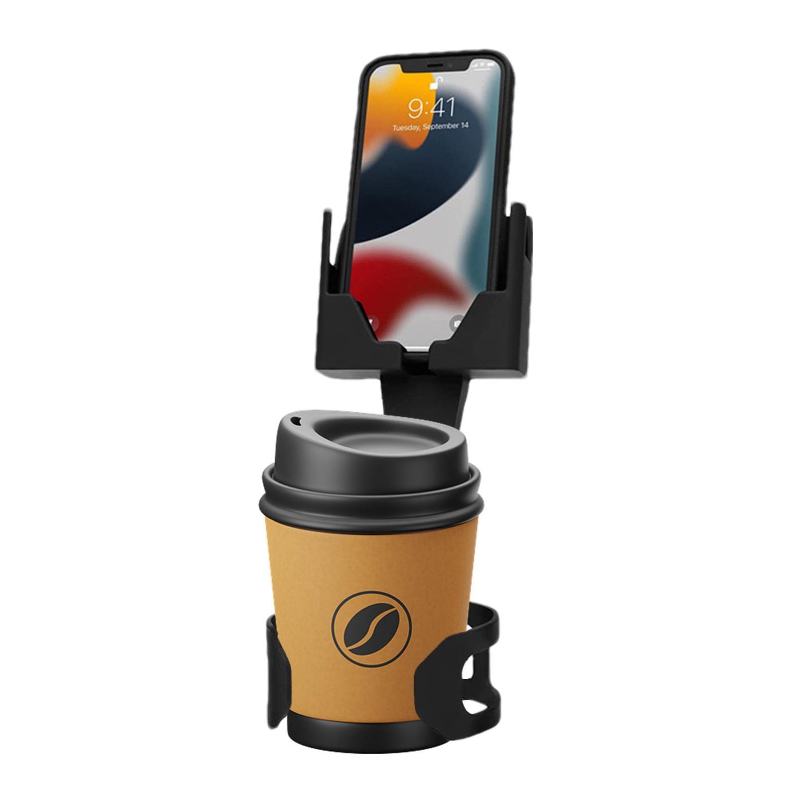 Teksome 2 in 1 Auto Getränkehalter Handyhalterung | Telefon & Getränkehalter | 360° Drehung Cup Phone Holder Für Auto, Innenbedarf für Auto Teksome 2 in 1 Auto Getränkehalter Handyhalterung | Telefon & Getränkehalter | 360° Drehung Cup Phone Holder Für Auto, Innenbedarf für Auto von Teksome