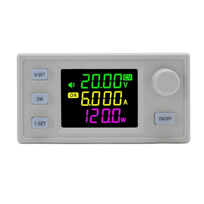 Einstellbarer DC-DC Spannungswandler, 6-30V zu 0-36V 120W Spannungsregler Modul, Digitalanzeige Netzteil mit MPPT Solar Ladung, Strombegrenzung, für LED Treiber, Labor von Telituny