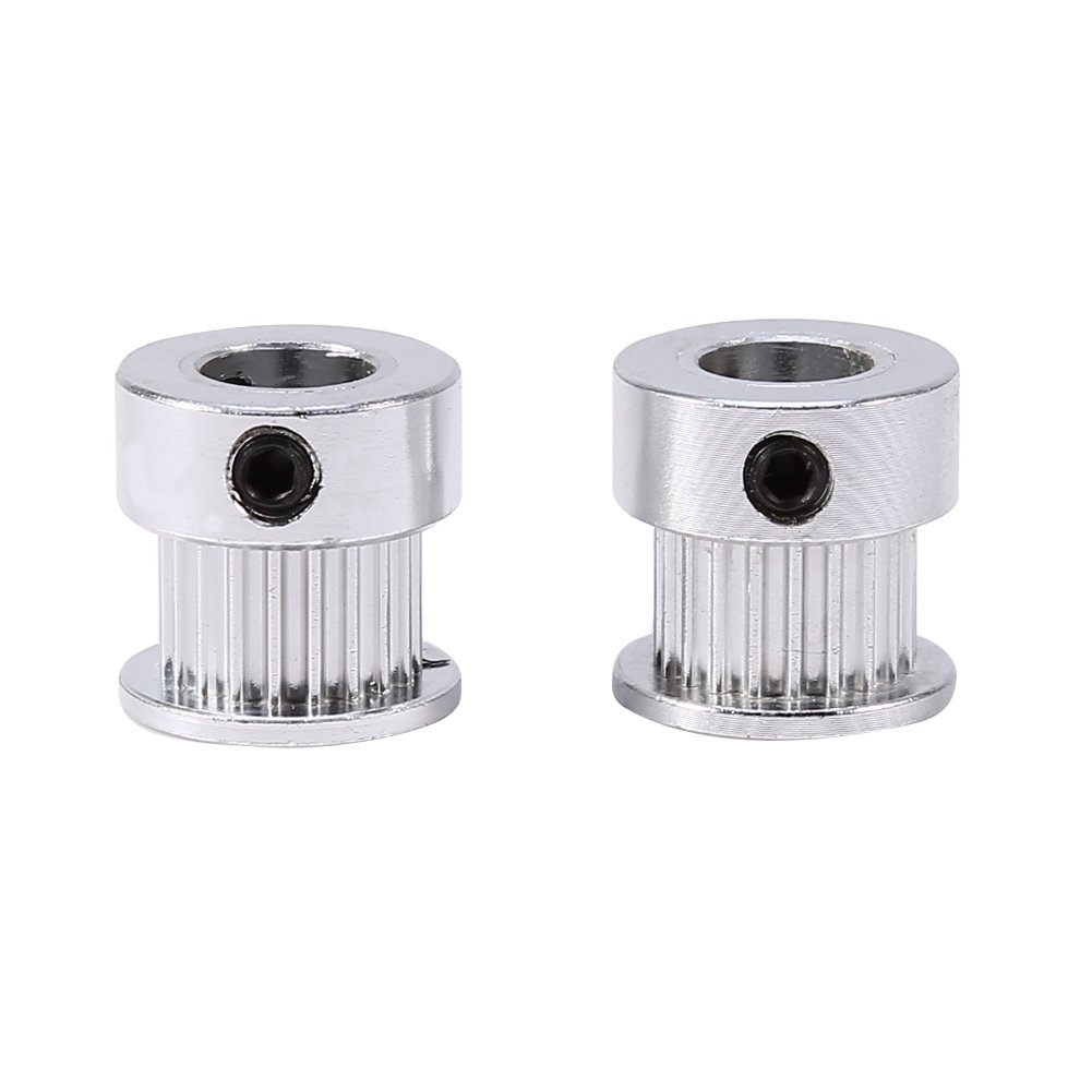 Riemenscheibe-2pcs Aluminiumlegierung Timing Pulleys Rad 8mm Innendurchmesser 20 Zähne für 3D-Drucker Riemenscheibe-2pcs Aluminiumlegierung Timing Pulleys Rad 8mm Innendurchmesser 20 Zähne für 3D-Drucker von Telituny