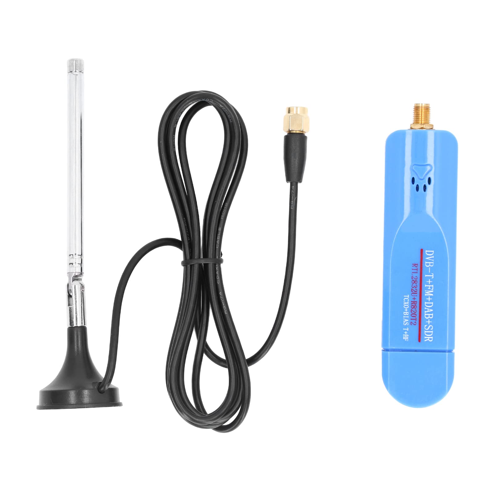 SDR Antennen Kit, RTL2832U R820T2 USB Empfänger, 500kHz-1.7GHz Breitband Radio, SMA Stecker für DVB-T, FM, DAB, SDR Antennen Kit, RTL2832U R820T2 USB Empfänger, 500kHz-1.7GHz Breitband Radio, SMA Stecker für DVB-T, FM, DAB, von Telituny