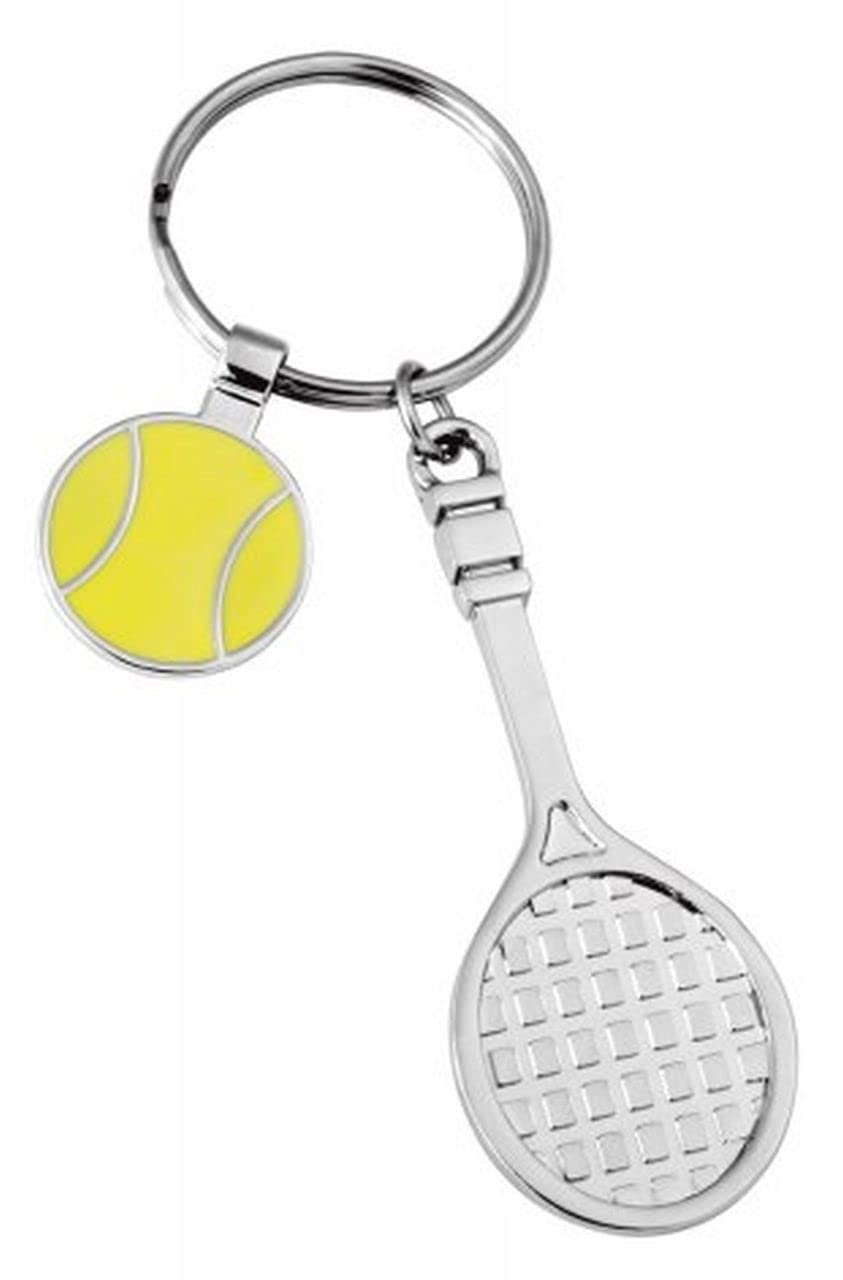Ten Schläger Schlüsselanhänger und Tennis-Token cod.EL7796 cm 11x3,5x0,5h by Varotto & Co. von Ten