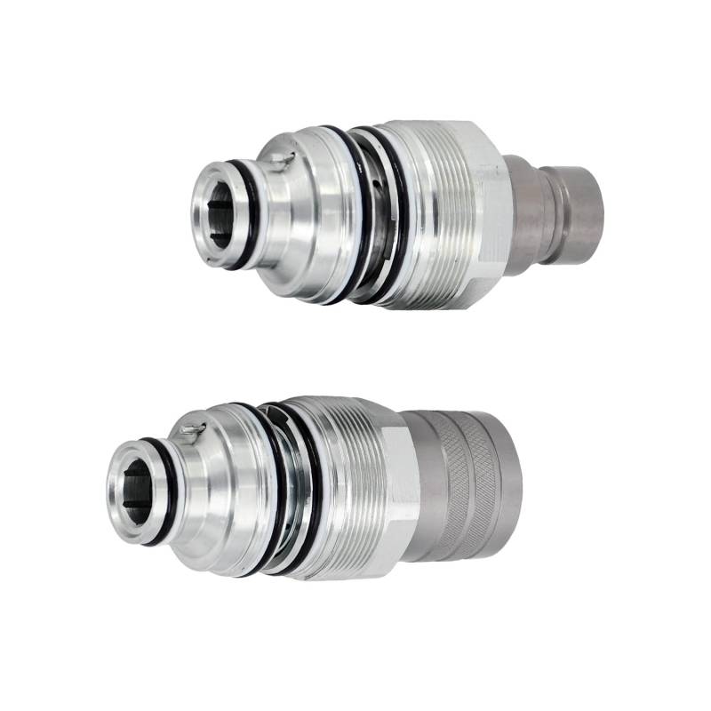 Tendparts 6680018 Flachkopfkupplungs-Set 6679837, kompatibel mit Bobcat Loader S330 S450 S510 S530 883 A220 A300 A770 S130 S150 S160 S175 S185 S205. S220 S250 S300 753 763 773 863 864 von Tendparts
