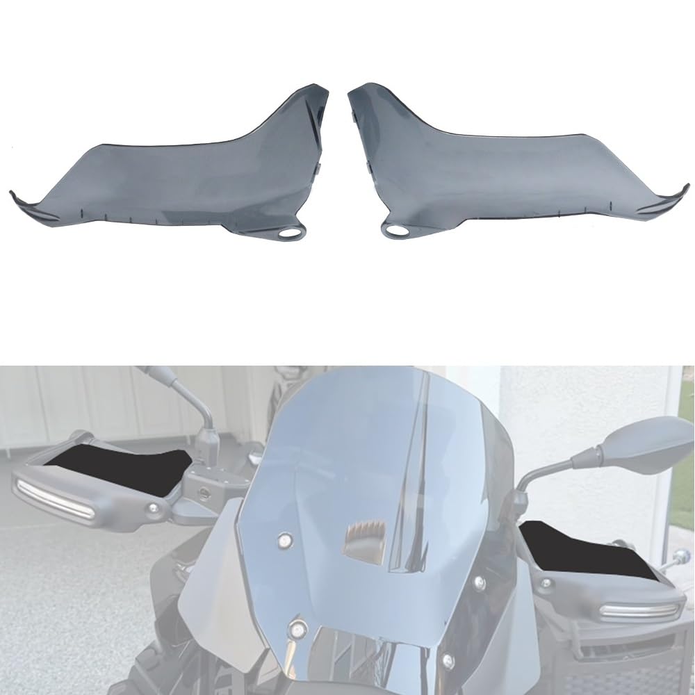 Motorrad Handschützer Handschild Protektor Handschutz Protektor Zubehör für BMW R 1300GS R1300 GS R 1300 GS R1300GS r1300gs 2023 2024 Motorrad Lenker Windabweiser (Grau) von Tenlang