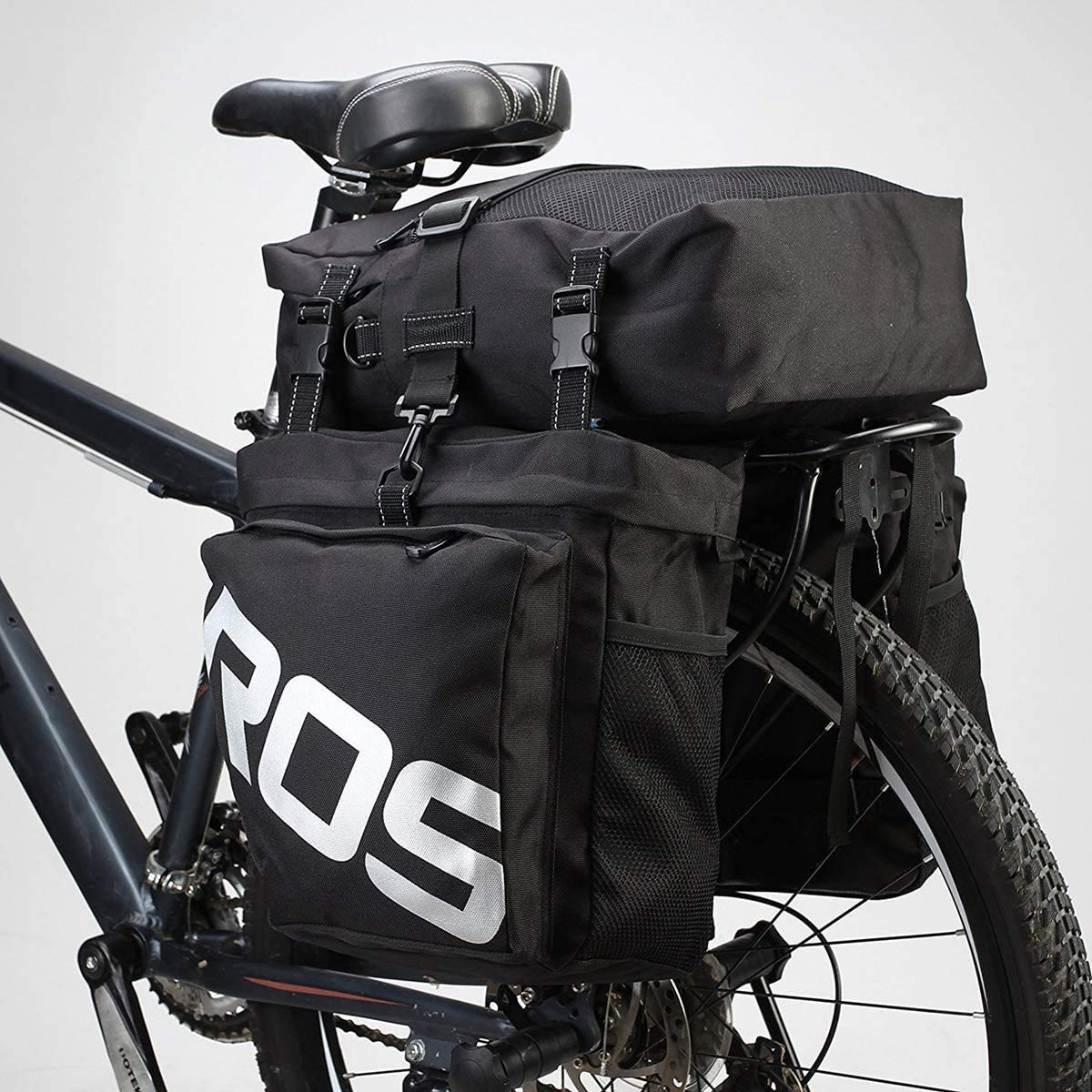 TentHome Gepäcktaschen für Fahrrad Gepäckträgertasche Fahrradtasche Satteltasche Doppeltasche Multifunktions 3 in 1 Radtasche Outdoor Cycling Schwarz TentHome Gepäcktaschen für Fahrrad Gepäckträgertasche Fahrradtasche Satteltasche Doppeltasche Multifunktions 3 in 1 Radtasche Outdoor Cycling Schwarz von TentHome