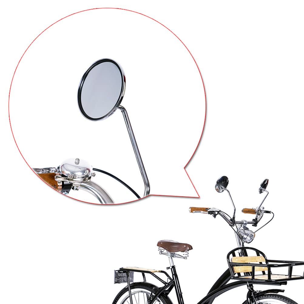 TentHome Retro Fahrradspiegel 2 Stück Rückspiegel Fahrrad Seitenspiegel Verstellbar Spiegel HD Reflektor für Lenker Ebike Mountainbike Radfahren Rund TentHome Retro Fahrradspiegel 2 Stück Rückspiegel Fahrrad Seitenspiegel Verstellbar Spiegel HD Reflektor für Lenker Ebike Mountainbike Radfahren Rund von TentHome
