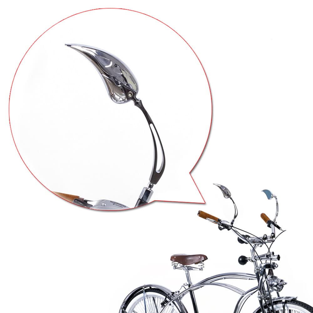 TentHome Retro Fahrradspiegel 2 Stück Rückspiegel Fahrrad Seitenspiegel Verstellbar Spiegel HD Reflektor für Lenker Ebike Mountainbike Radfahren Tropfenform TentHome Retro Fahrradspiegel 2 Stück Rückspiegel Fahrrad Seitenspiegel Verstellbar Spiegel HD Reflektor für Lenker Ebike Mountainbike Radfahren Tropfenform von TentHome