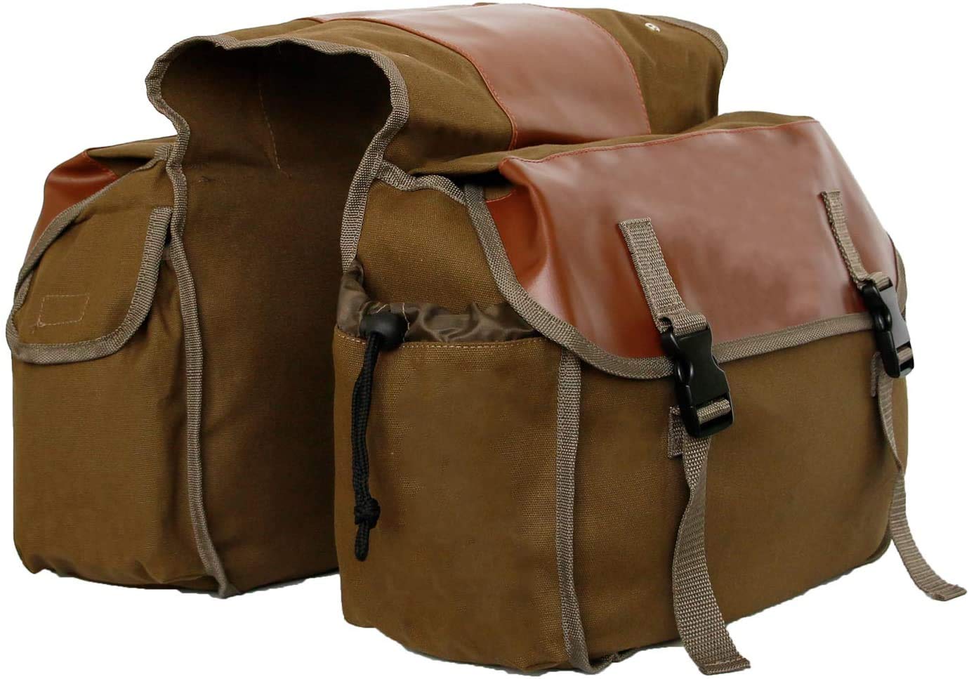 TentHome Retro Fahrradtasche Gepäckträger Satteltasche Gepäcktaschen für Fahrrad Motorrad Doppeltasche Gepäckträgertasche Seitentasche Rücksitztasche Outdoor Cycling Khaki TentHome Retro Fahrradtasche Gepäckträger Satteltasche Gepäcktaschen für Fahrrad Motorrad Doppeltasche Gepäckträgertasche Seitentasche Rücksitztasche Outdoor Cycling Khaki von TentHome