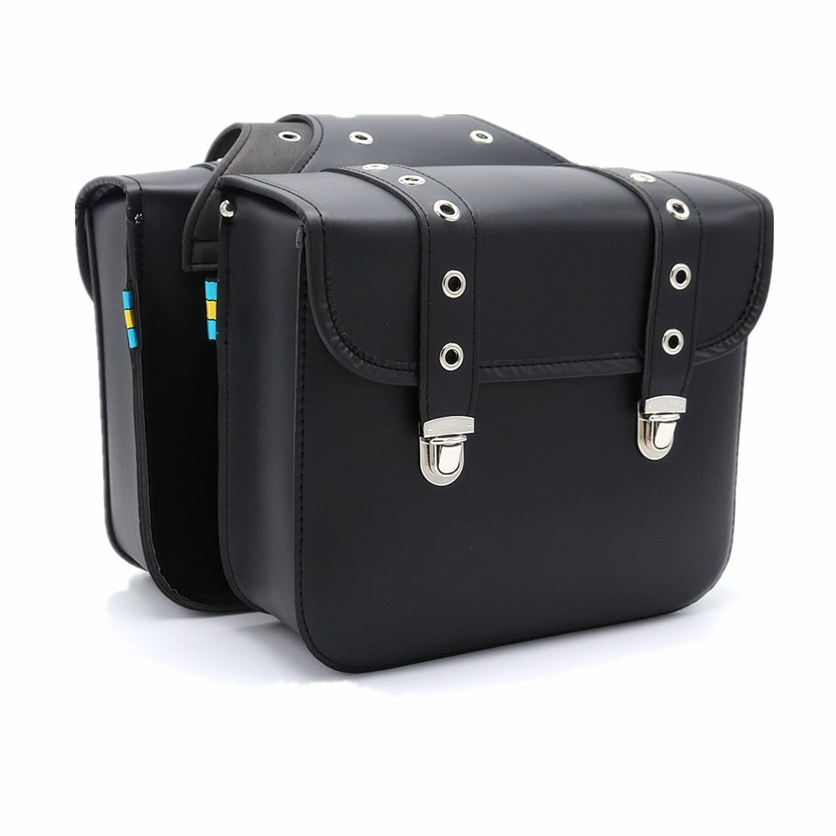 TentHome Rücksitz Seitentaschen Doppelte Fahrrad Gepäckträgertasche PU Leder Retro Fahrradtasche für Gepäckträger Hinterradtasche Schwanz Gepäck für Motorrad Rennrad Mountainbike Schwarz B TentHome Rücksitz Seitentaschen Doppelte Fahrrad Gepäckträgertasche PU Leder Retro Fahrradtasche für Gepäckträger Hinterradtasche Schwanz Gepäck für Motorrad Rennrad Mountainbike Schwarz B von TentHome