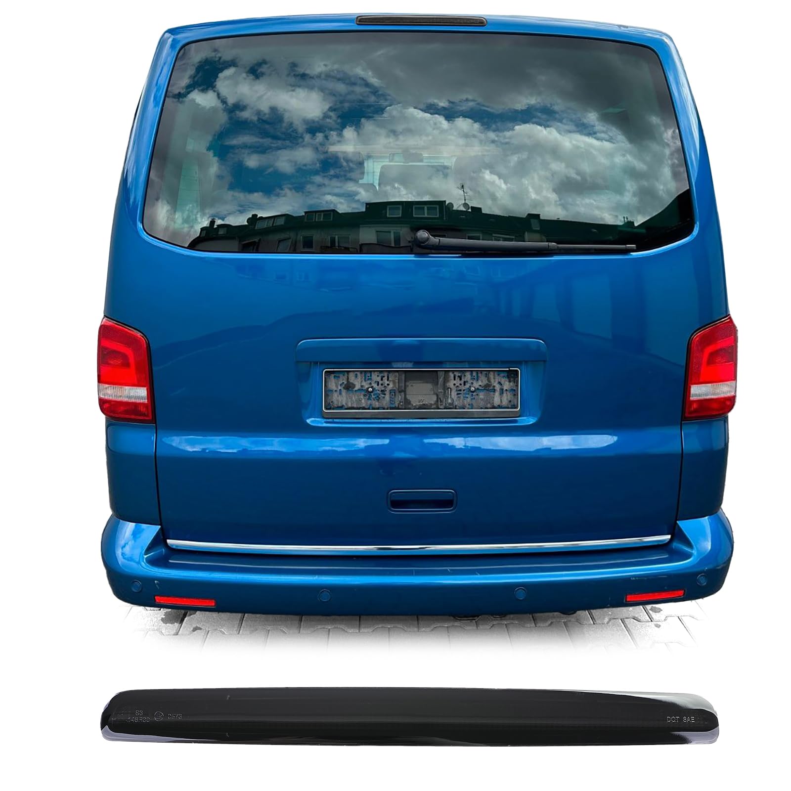 3. Dritte Bremsleuchte LED Schwarz Smoke für VW T5 03-15 mit Heckklappe 3. Dritte Bremsleuchte LED Schwarz Smoke für VW T5 03-15 mit Heckklappe von Tenzo-R