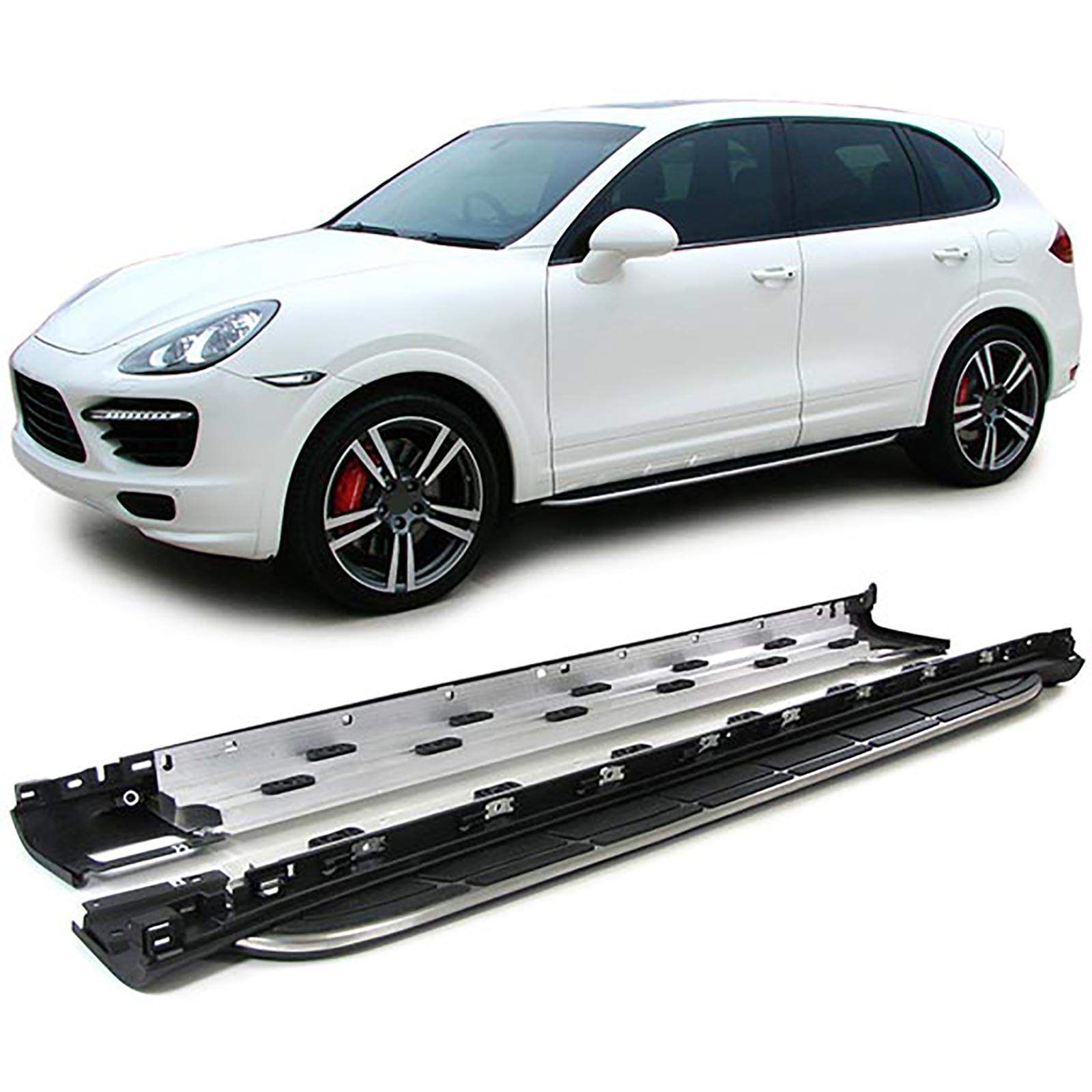 Alu Trittbretter Flankenschutz OE Style mit ABE für Porsche Cayenne 92A 10-17 Alu Trittbretter Flankenschutz OE Style mit ABE für Porsche Cayenne 92A 10-17 von Tenzo-R