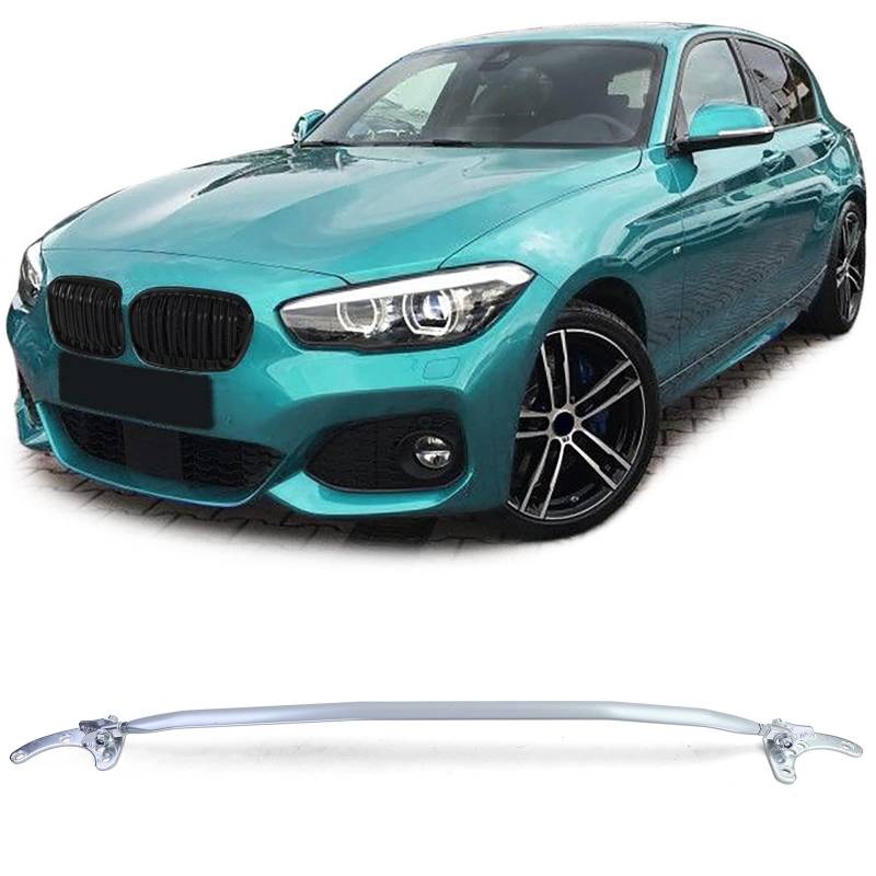Aluminium Domstrebe verstellbar poliert passend für BMW 1er F20 F21 10-19 von Tenzo-R